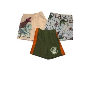 Jurassic Park Toddler Boy 3 Piece Shorts Bundle Size 3T